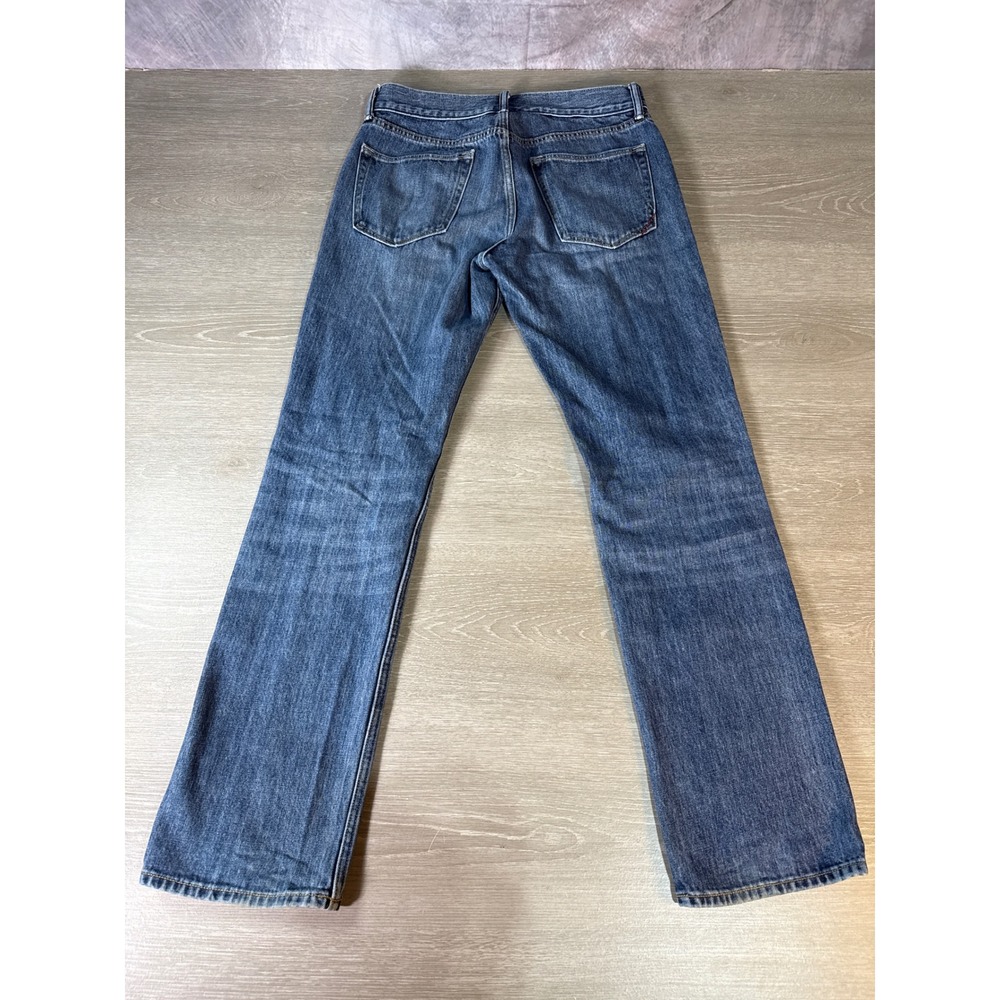 Banana Republic Men Straight Leg Blue Wash Denim Jeans Size 30x32 - Picture 10 of 11